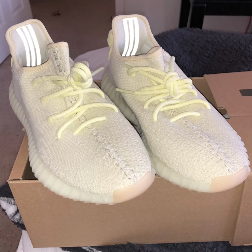 Authentic yeezy 350 butter size 8 men 10 woman
